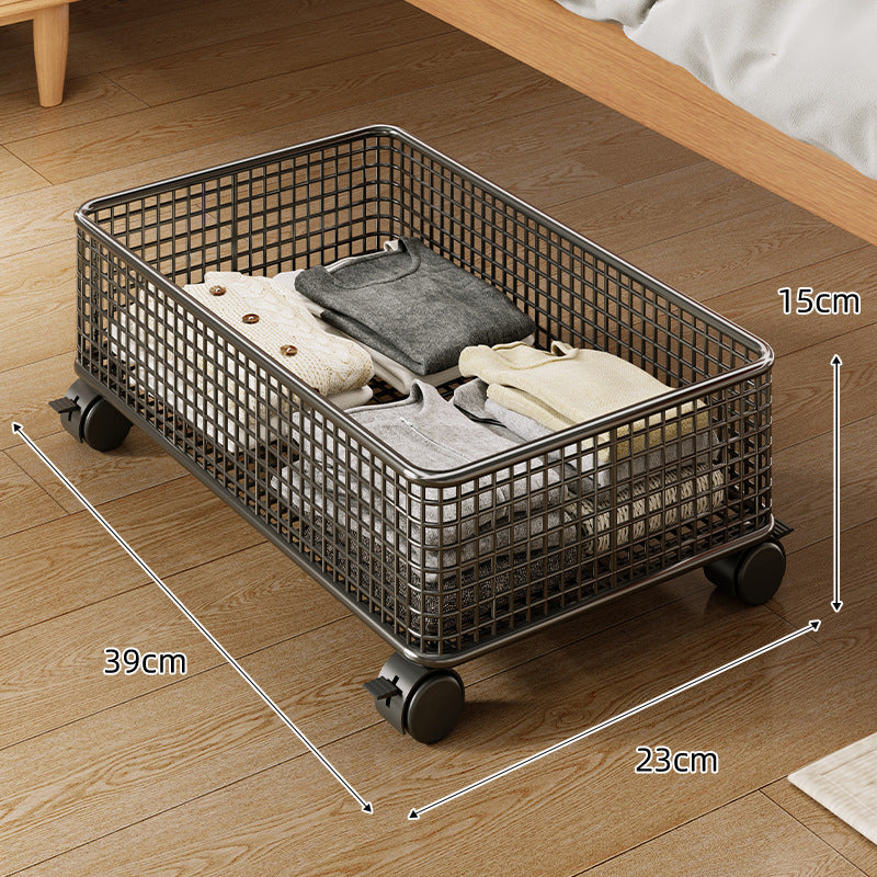 Niedrigprofil Metallgitter Unterbett Aufbewahrungskorb