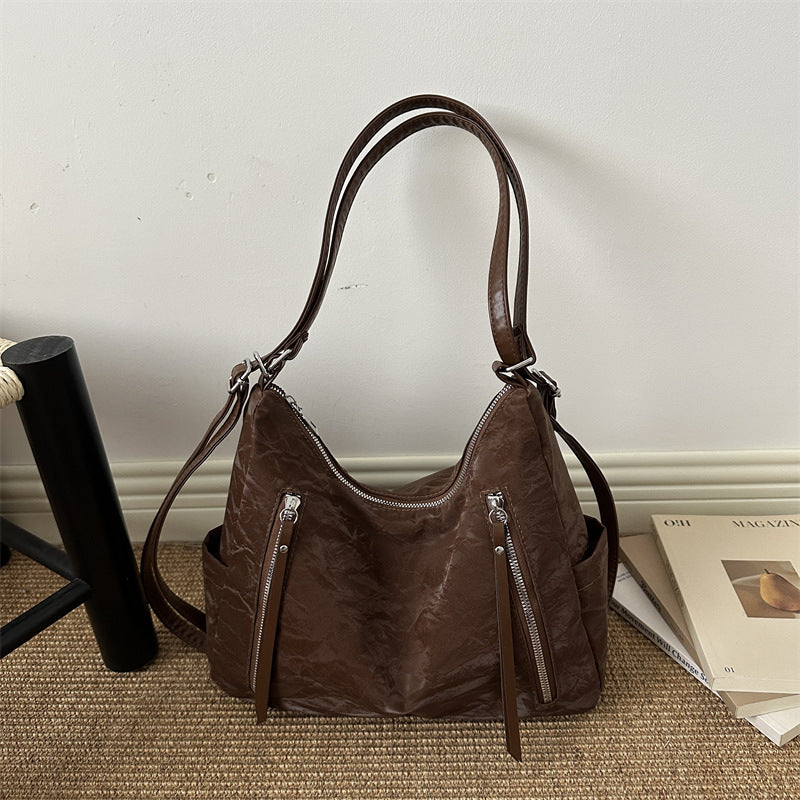 Vielseitige strukturierte Hobo-Tasche
