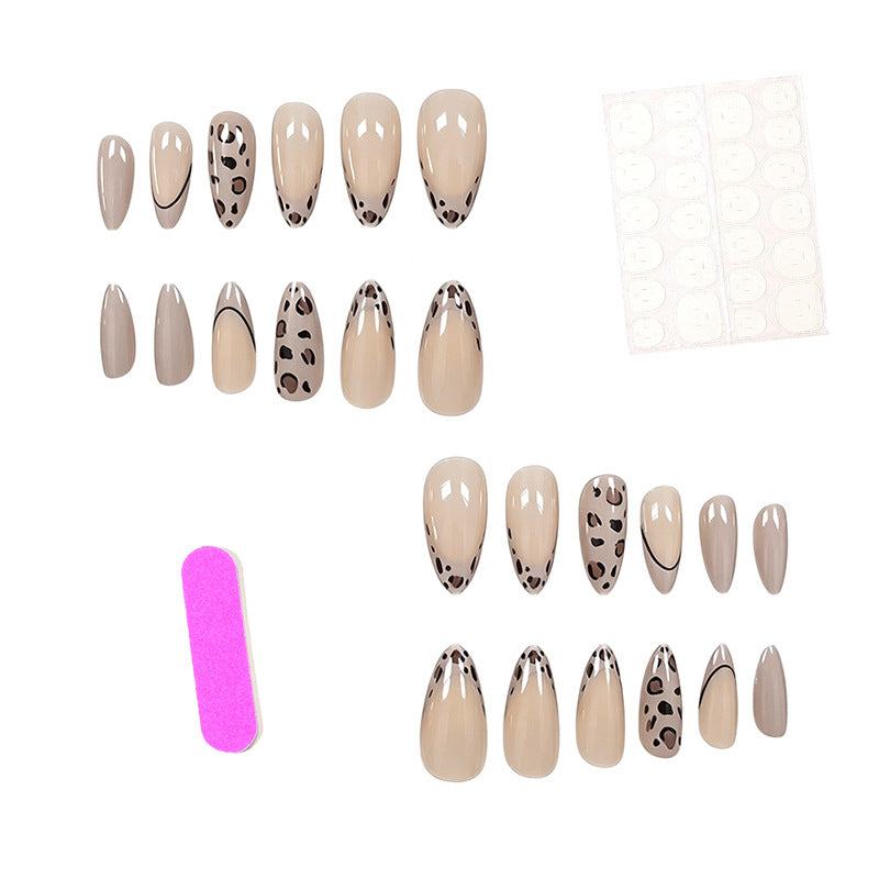 Glamouröses Leopardenmuster Nagelkunst Verbesserungen Brehn