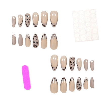 Glamouröses Leopardenmuster Nagelkunst Verbesserungen Brehn