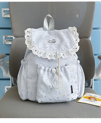 Sternenprint Rüsch-Rucksack Brehn