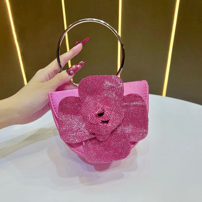 Florale Verziehrte Abend-Handtasche