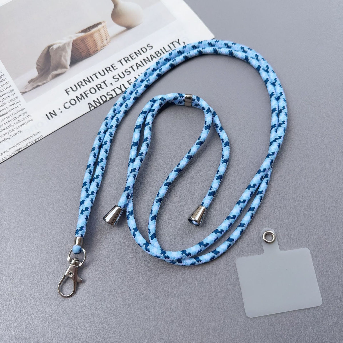 Geflochtenes Band mit Gravurclip Brehn