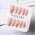 Glitzerndes Ombre Stiletto Press-On Nägel Brehn