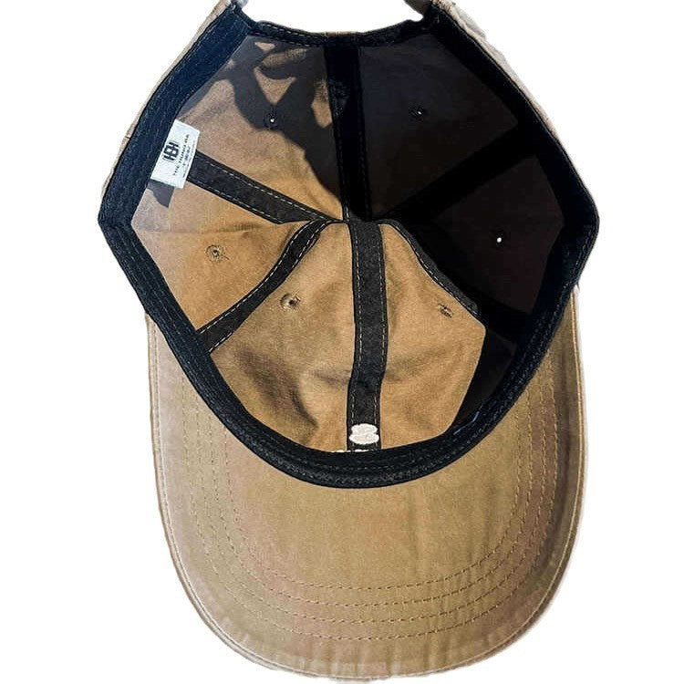 Herren Distressed Baumwoll Baseball Cap Brehn