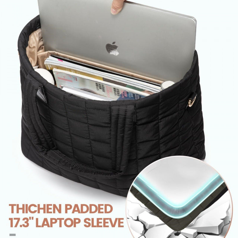 Gepolsterte Alltags- und Laptop-Tasche Brehn