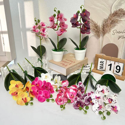 Realistische Künstliche Orchideenarrangement