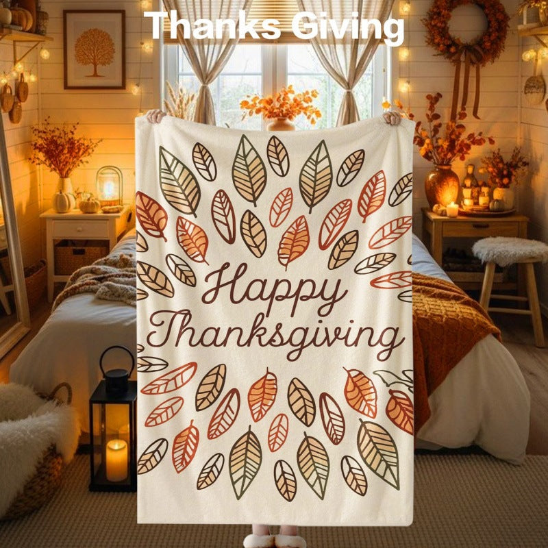 Thanksgiving-Themen Kuscheldecke