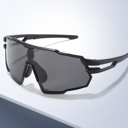 Sportive Herren-Wrap-Around-Sonnenbrille Brehn