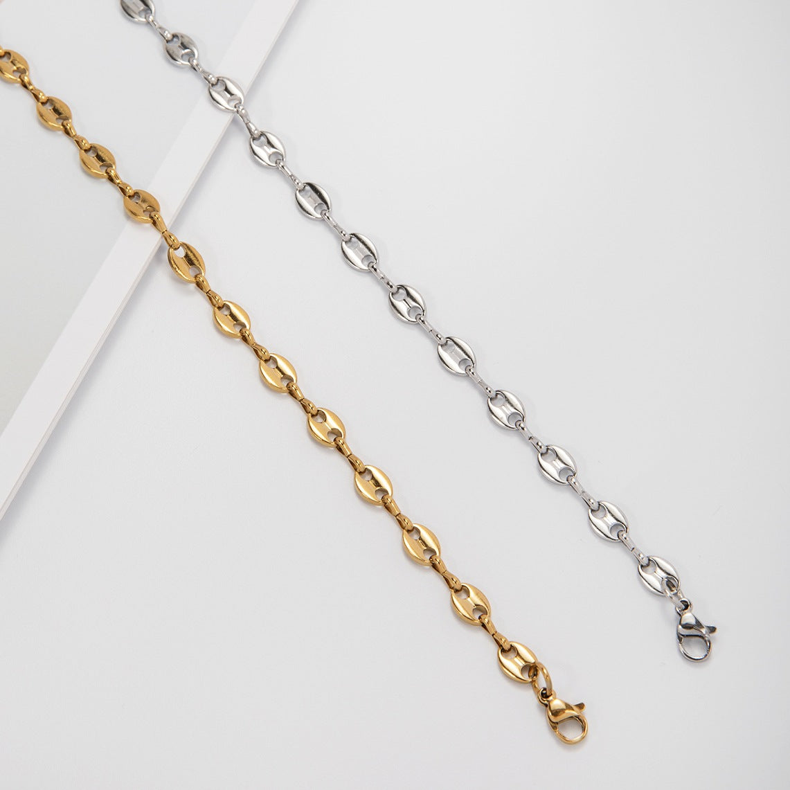Chic Link-Ketten-Choker Brehn