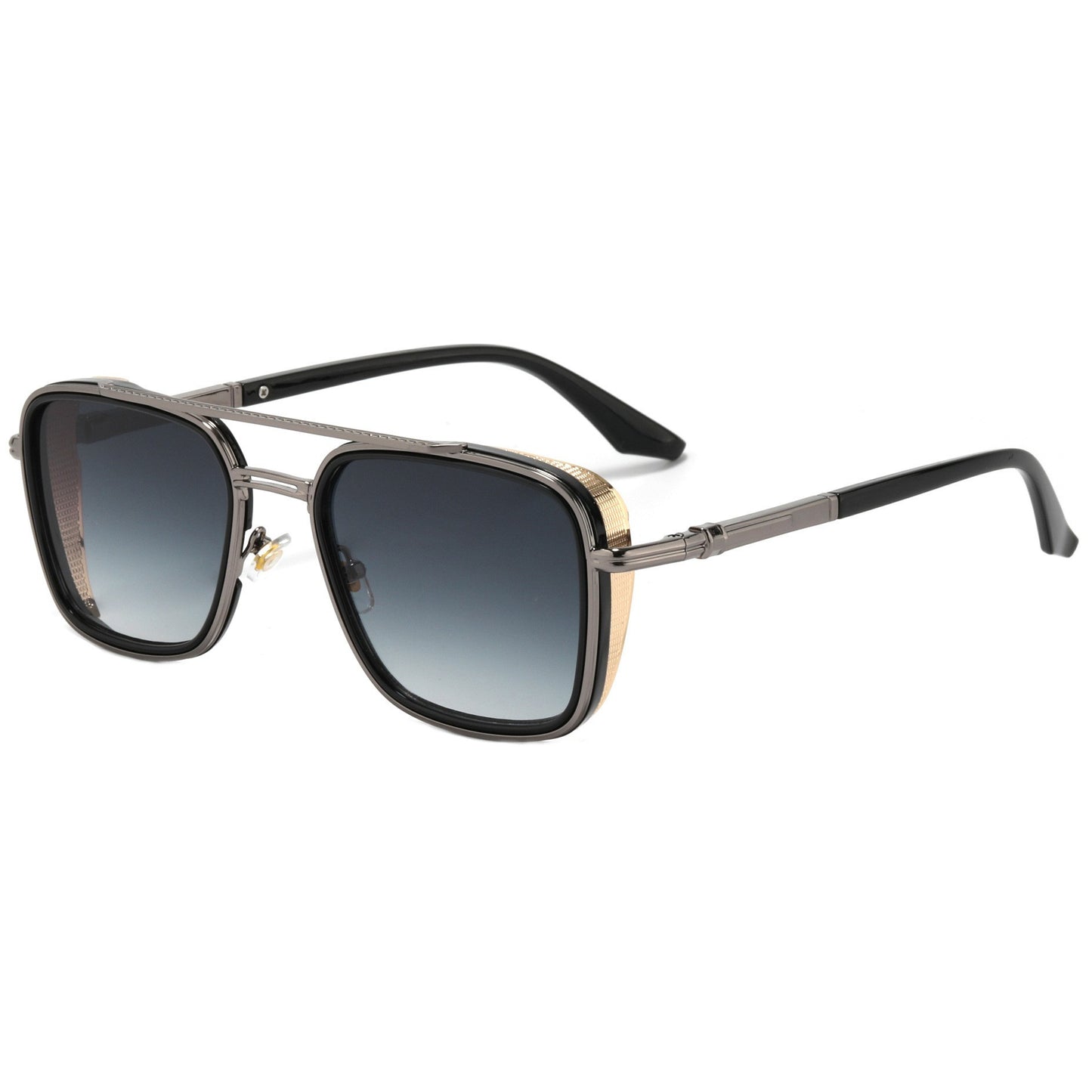 Damen Modische oversized Sonnenbrille mit luxuriösen Akzenten Brehn