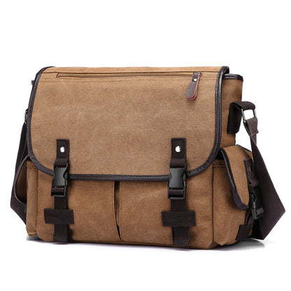 Lässige Canvas-Schultertasche Brehn