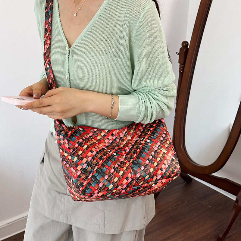 Bunte Woven Hobo Bag Brehn