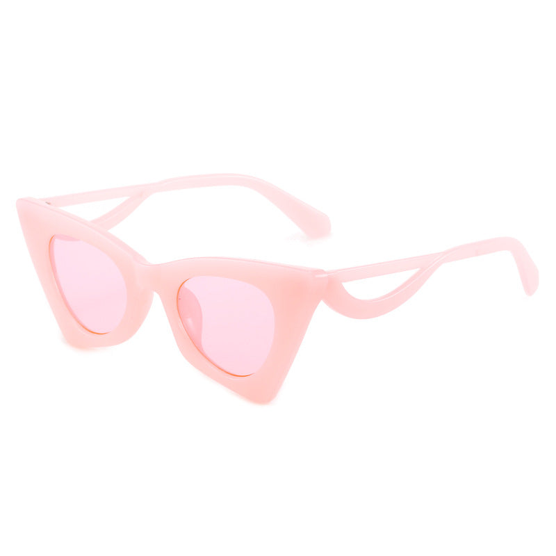 Damen Cat-Eye Sonnenbrille mit eleganten Design-Elementen Brehn