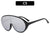Futuristische Shield Sonnenbrille