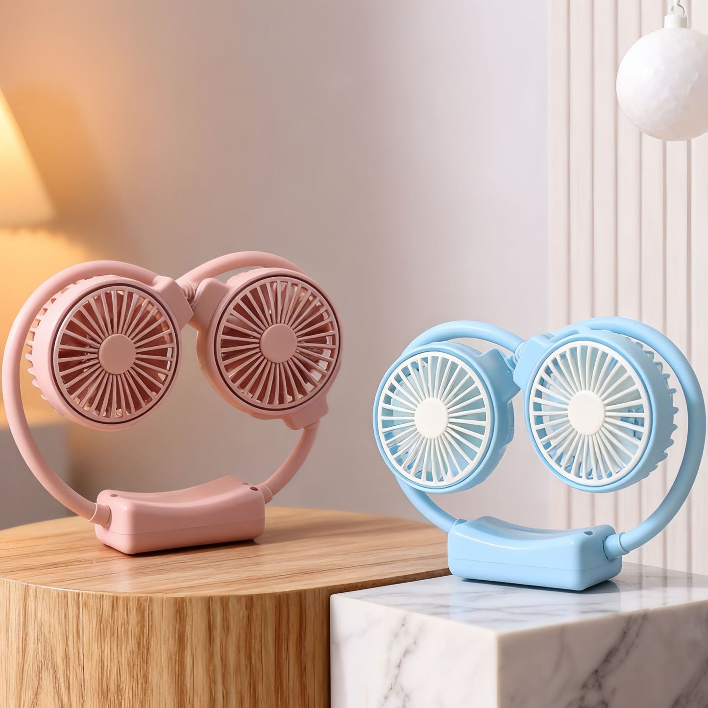 Damen Tragbarer Nackenventilator mit flexibler Struktur Brehn