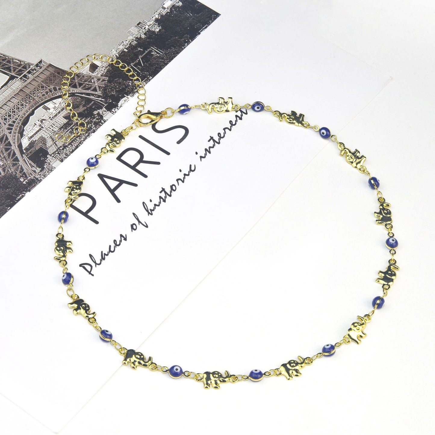 Bunte Elefant Charm Brillen Kette Brehn