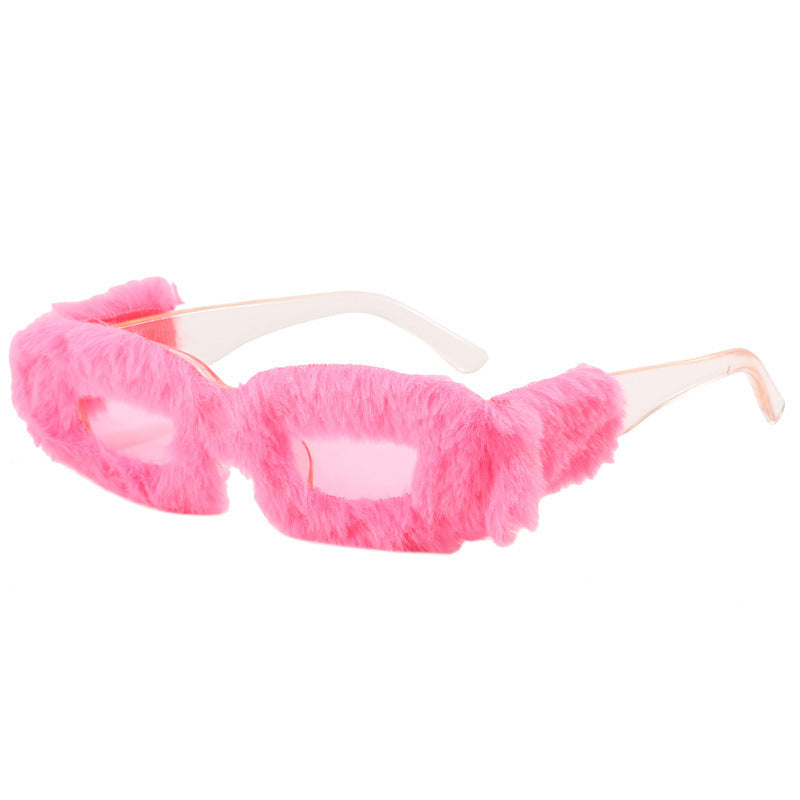 Damen modische Sonnenbrille mit kuscheligem Bezug Brehn