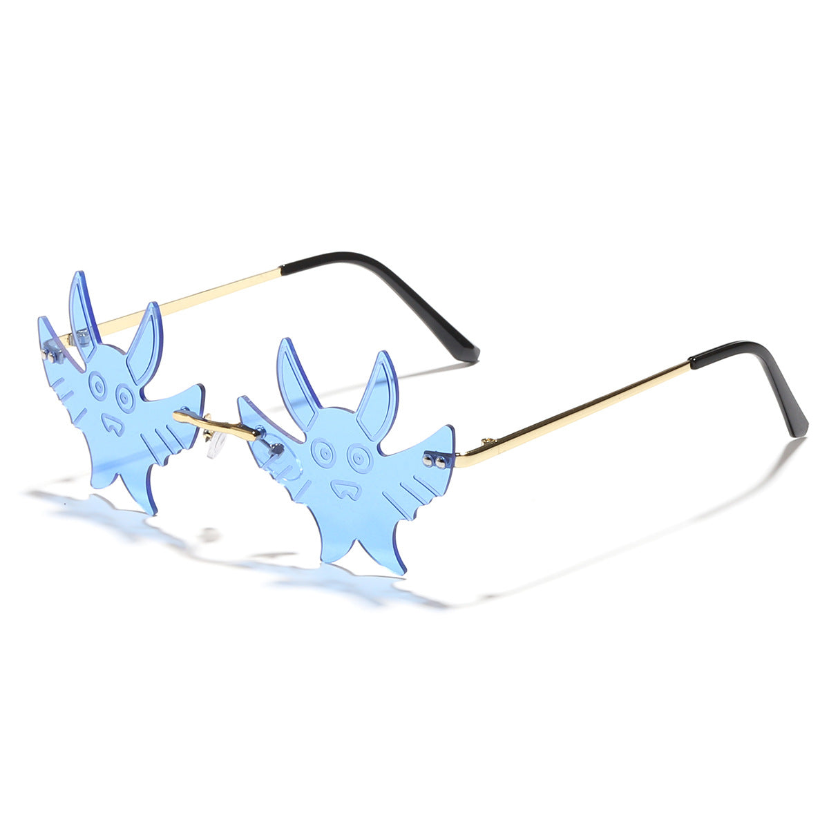 Damen ausgefallene Sonnenbrille mit tierischem Design Brehn