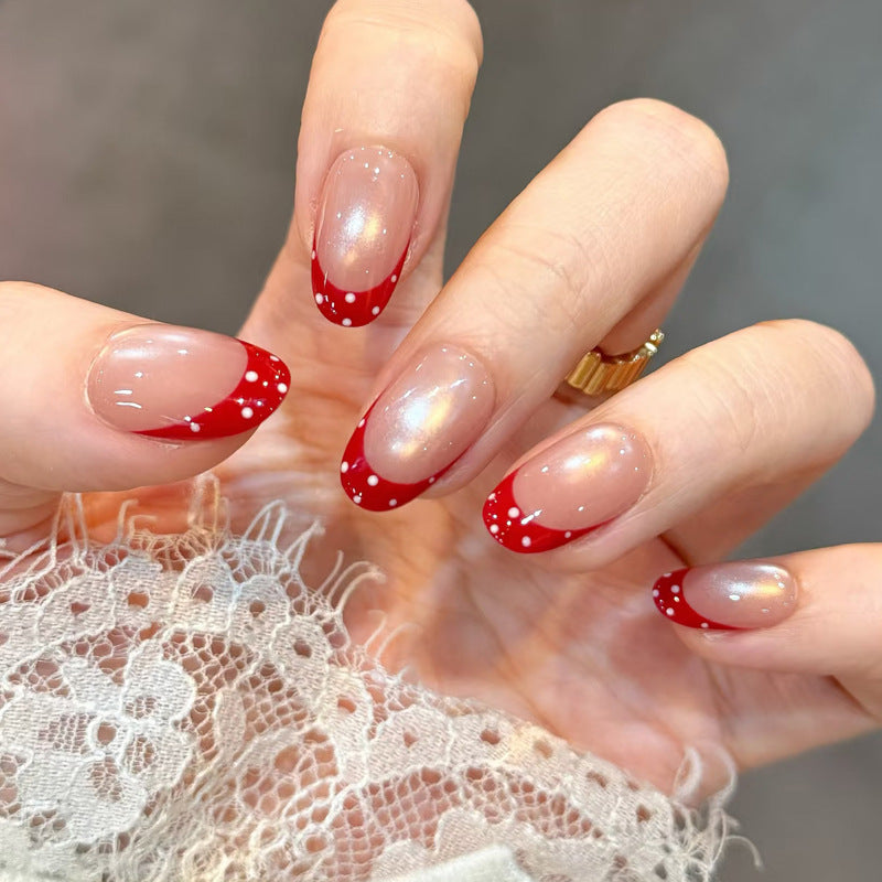 Dekorative French Tip Aufkleber-Nagelkunst Brehn