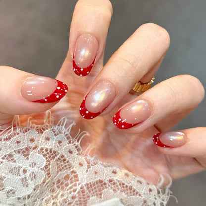 Dekorative French Tip Aufkleber-Nagelkunst Brehn