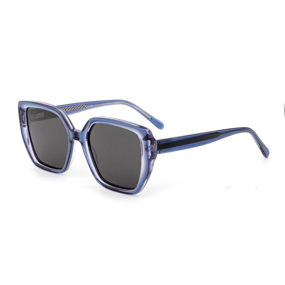 Damen Sonnenbrille mit modischem, facettenreichen Rahmen und UV-Schutz Brehn