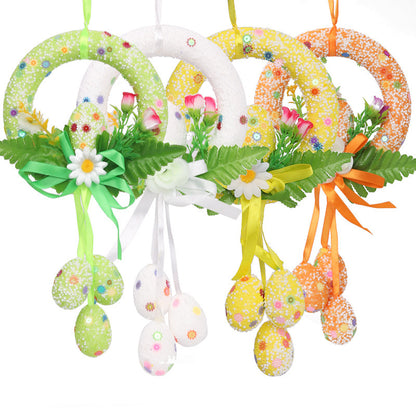 Dekorativer Frühlingsblumenkranz Brehn
