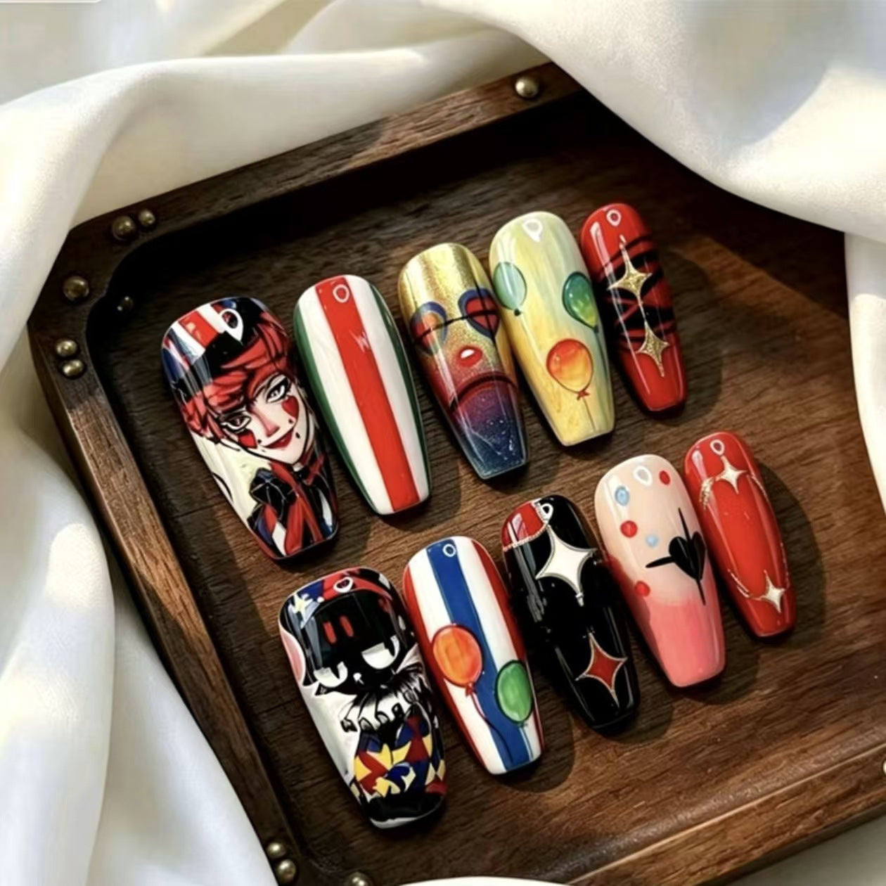 Verspieltes Charakter-Nagelkunst-Design-Kit Brehn