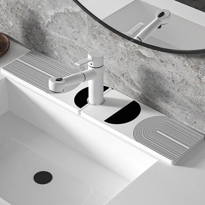 Dekorativer Waschbecken Wasserhahn Schutzmatte