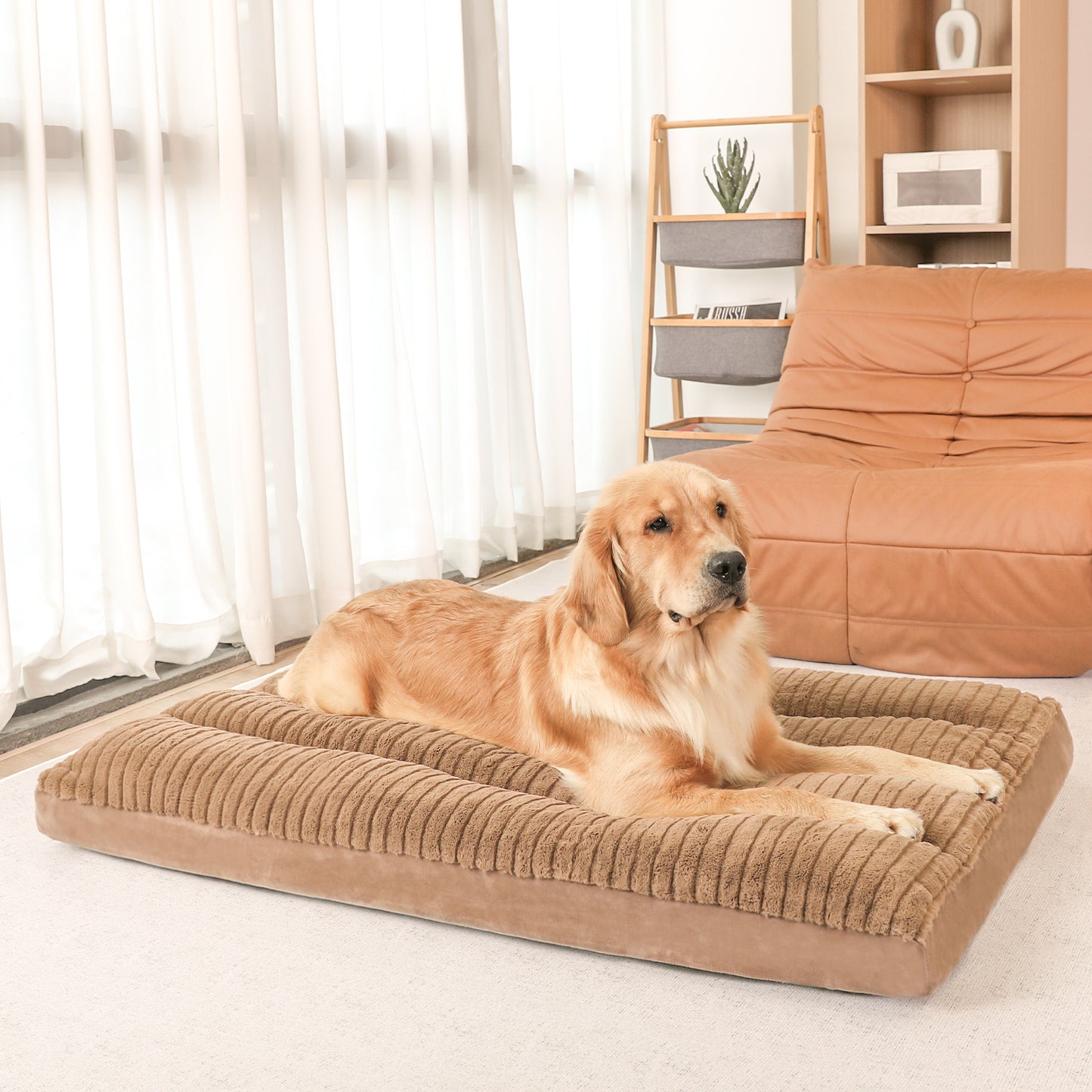 Unisex Orthopädisches Premium-Hundekissen mit Kuscheloberfläche Brehn