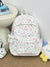 Charmante Stern- und Herzmuster-Rucksack