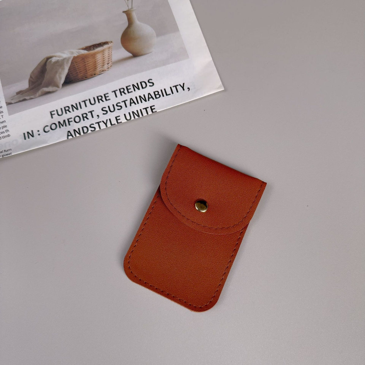 Premium Leder Kartenetui Brehn