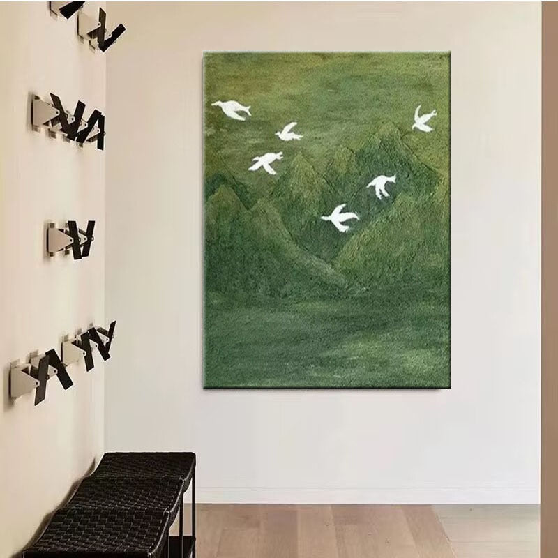 Natur-inspiriertes Leinwandkunstwerk