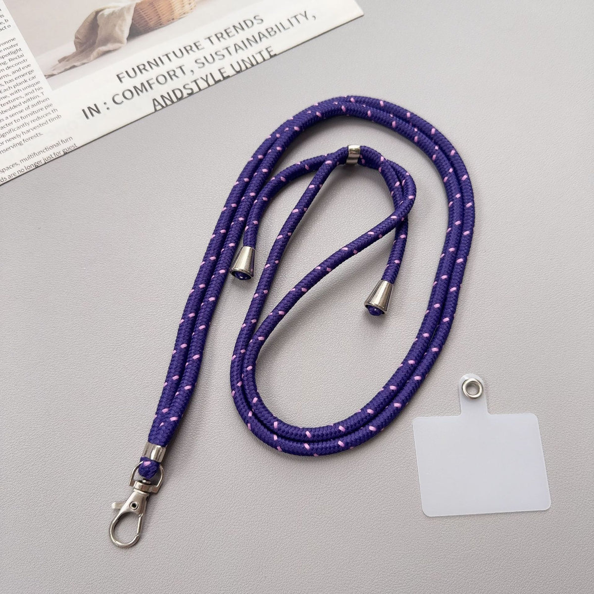 Geflochtenes Band mit Gravurclip Brehn