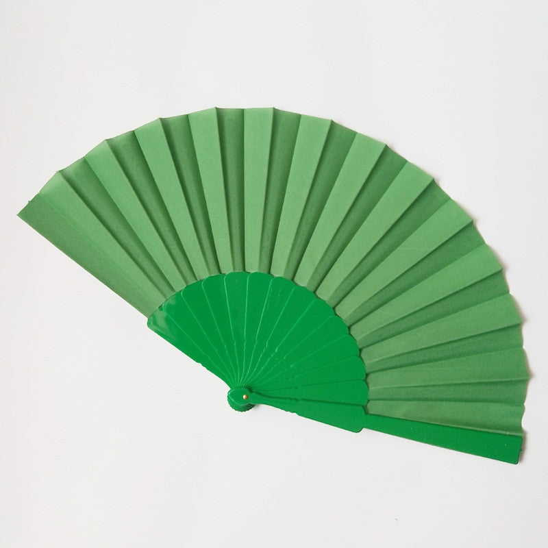 Damen eleganter Handfächer aus hochwertigem Papier und Naturmaterialien Brehn