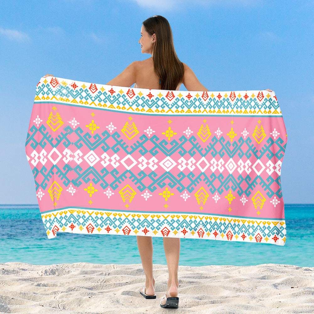 Stranddecke mit exklusivem geometrischen Tribal-Design Brehn