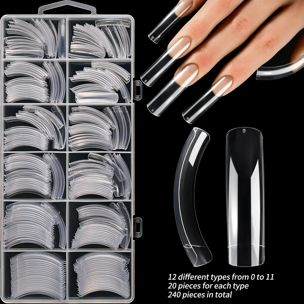 Premium Lange Stiletto Nagelspitze Set Brehn
