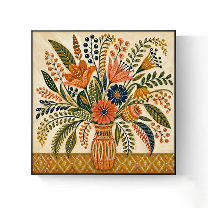 Florale dekorative Leinwandkunst
