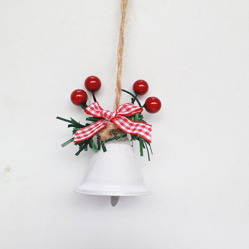 Weihnachtsglocke mit dekorativem Kranz