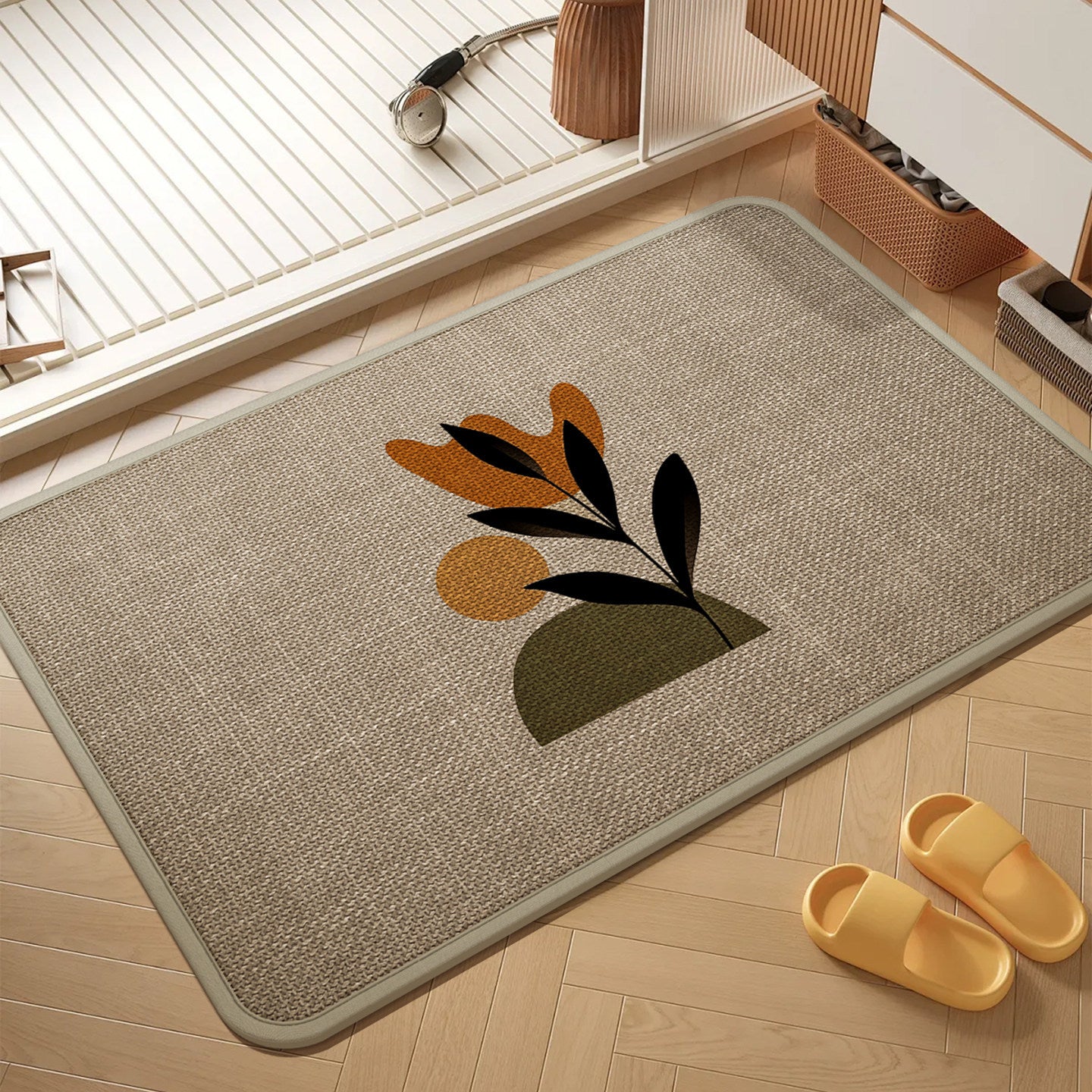 Dekorative florale Komfortmatte