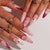 Kunstnagelset mit romantischen Herz- und Schleifenmotiven Brehn