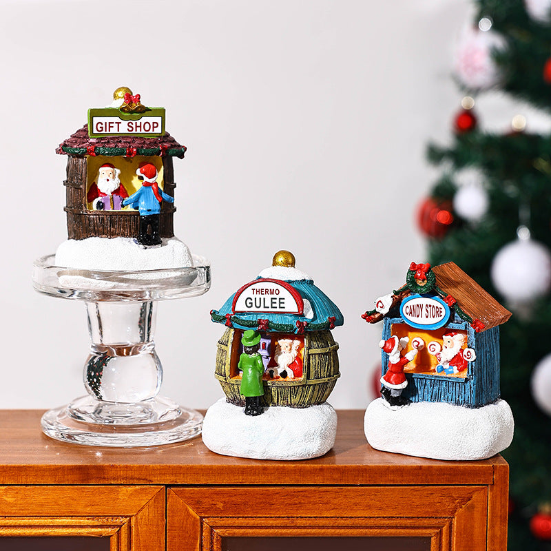 Beleuchtete Weihnachtsdorf-Dekoration Brehn