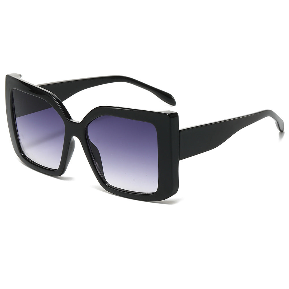 Übergroße geometrische quadratische Sonnenbrille Brehn