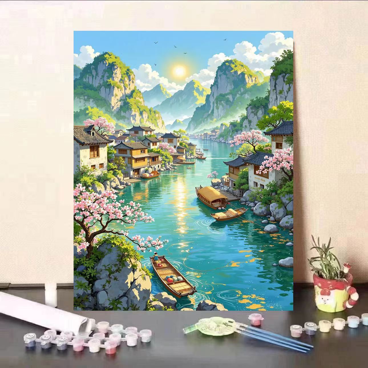 Scenic Landscape DIY Malen nach Zahlen Kunstset Brehn