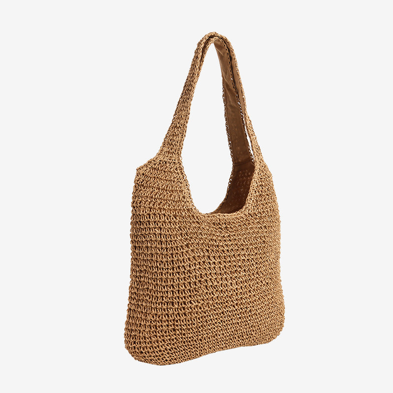Damen Handgefertigte Naturmaterial Einkaufstasche Brehn