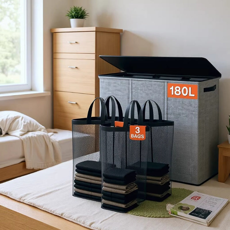 Wäschetrennsystem mit Praktischen Einkaufstüten Brehn