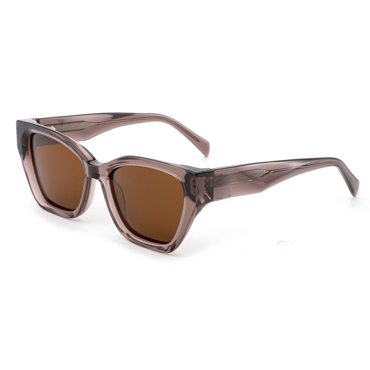 Damen stylische Sonnenbrille mit markantem Kunststoffrahmen Brehn