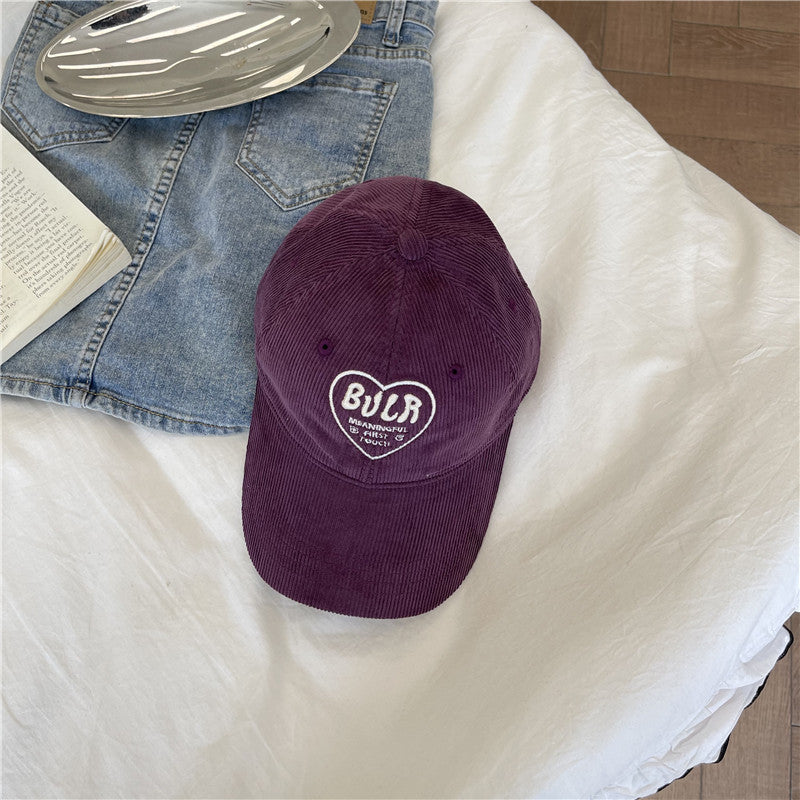 Damen Strukturiertes Corduroy Baseball Cap Brehn