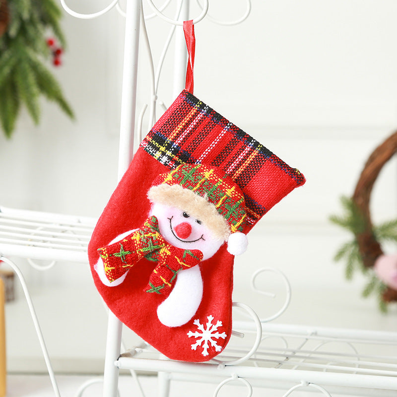 Festlicher Weihnachtsstrumpf mit Rentier-Motiv Brehn