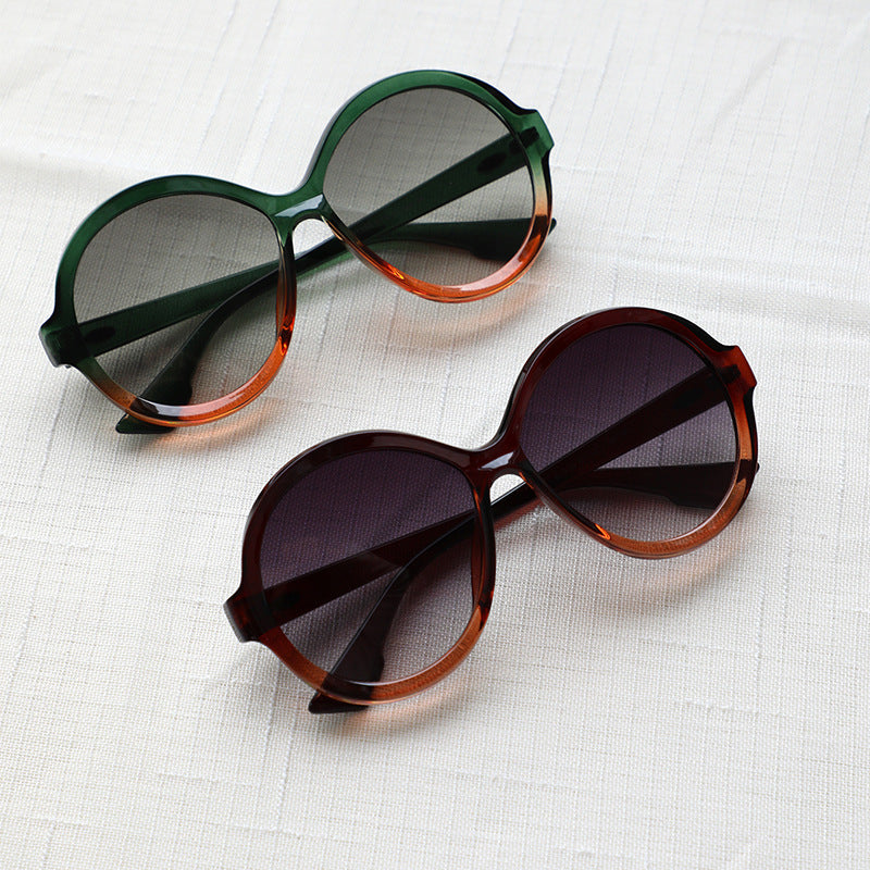 Damen oversized modische Sonnenbrille mit einzigartiger Rahmenform Brehn